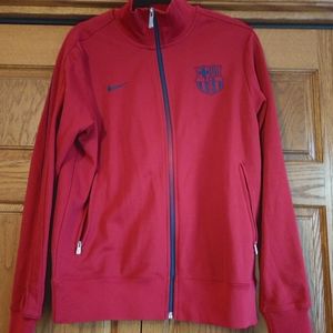 Nike Men's FCB Barca Full-zip Soccer Jacket